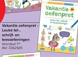 Carrefour Vakantie oefenpret - Leuke tel-, schrijf- en leesoefeningen aanbieding