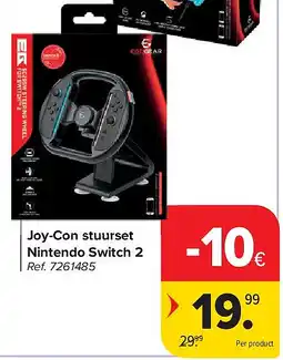 Carrefour Joy-Con stuurset Nintendo Switch 2 aanbieding