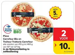 Carrefour Pizza Carrefour Bio en Traiteur Trattoria Carrefour aanbieding