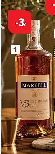 Carrefour Martell VS Single Distillery Fine Cognac aanbieding