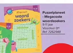 Carrefour Puzzelplaneet - Megacoole woordzoekers aanbieding