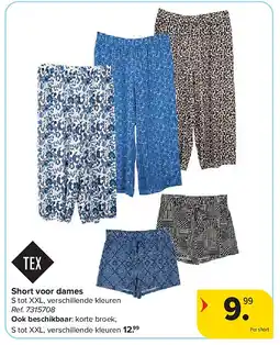 Carrefour Short voor dames aanbieding