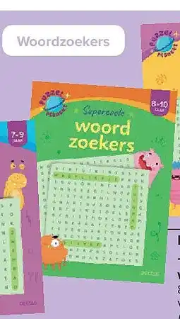 Carrefour Puzzelplaneet - Supercoole woordzoekers aanbieding
