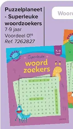 Carrefour Puzzelplaneet - Superleuke woordzoekers aanbieding