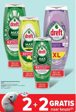 Carrefour Handafwasproducten Max Power Dreft aanbieding