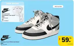 Carrefour Sneakers Court Vision voor heren Nike aanbieding