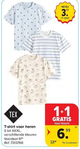 Carrefour T-shirt voor heren aanbieding