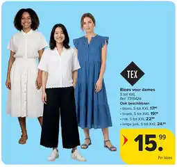 Carrefour Bloes voor dames aanbieding