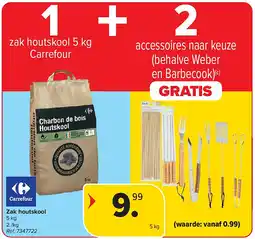 Carrefour Zak houtskool aanbieding