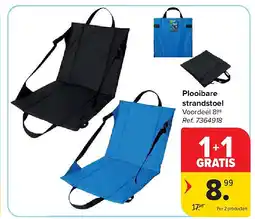Carrefour Plooibare strandstoel aanbieding