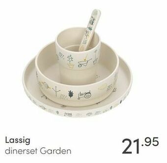 Baby & Tiener Lassig dinerset garden aanbieding