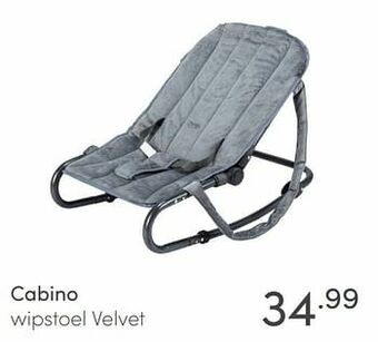 Baby & Tiener Cabino wipstoel velvet aanbieding