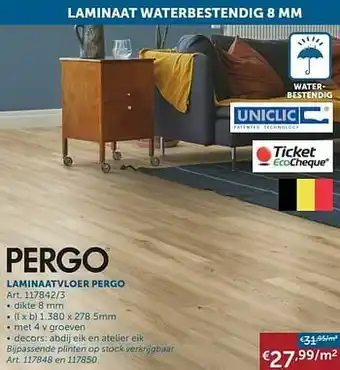 Laminaatvloer pergo