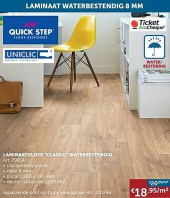 Zelfbouwmarkt Laminaatvloer classic waterbestendig aanbieding