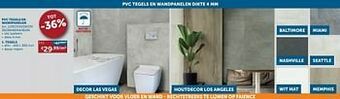 Zelfbouwmarkt Pvc tegels en wandpanelen tegels aanbieding