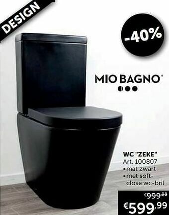 Zelfbouwmarkt Wc zeke aanbieding