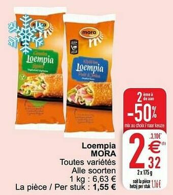 Cora Loempia mora aanbieding