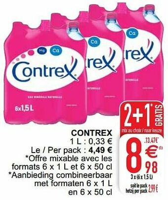 Cora Contrex aanbieding