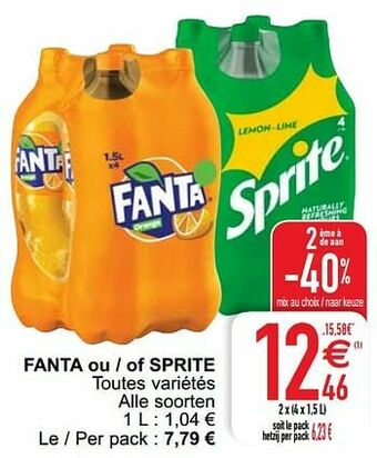 Cora Fanta ou - of sprite aanbieding