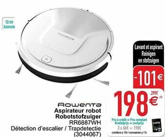 Cora Rowenta aspirateur robot robotstofzuiger rr6887wh aanbieding