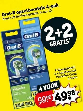 Kruidvat Opzetborstel precision clean aanbieding