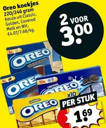 Kruidvat Oreo koekjes aanbieding
