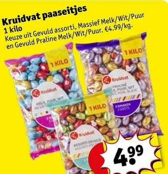 Kruidvat Kruidvat paaseitjes aanbieding
