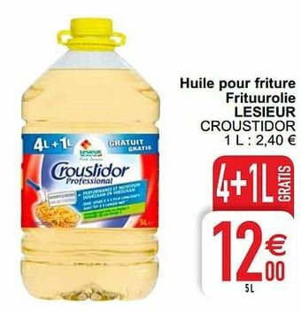 Cora Huile pour friture frituurolie lesieur croustidor aanbieding