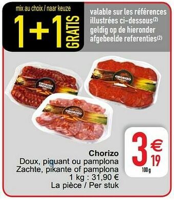 Cora Chorizo aanbieding