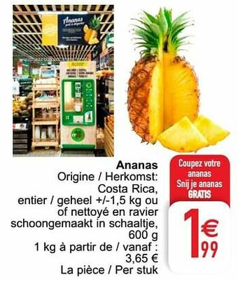 Cora Ananas aanbieding