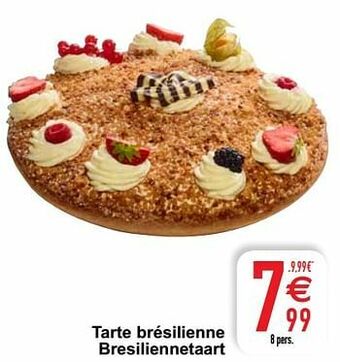 Tarte brésilienne bresiliennetaart