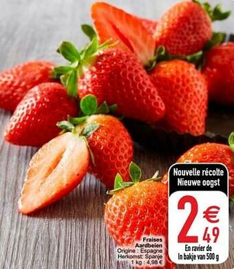 Cora Fraises aardbeien aanbieding