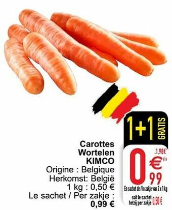 Cora Carottes wortelen kimco aanbieding
