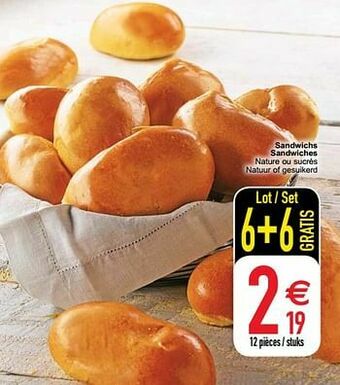 Cora Sandwichs sandwiches aanbieding