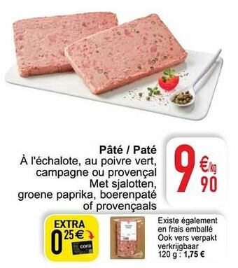 Cora Pâté - paté aanbieding