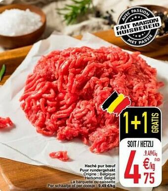 Cora Haché pur boeuf puur rundergehakt aanbieding