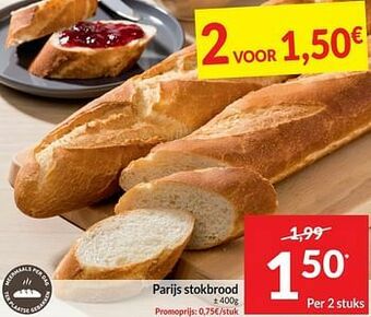 Intermarché Parijs stokbrood aanbieding