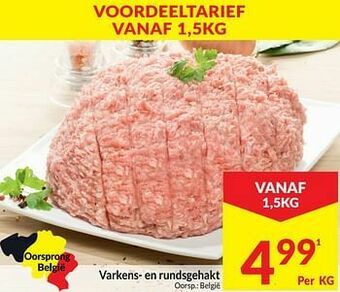 Intermarché Varkens- en rundsgehakt aanbieding