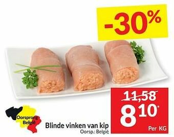 Intermarché Blinde vinken van kip aanbieding