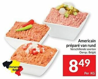 Intermarché Americain préparé van rund aanbieding