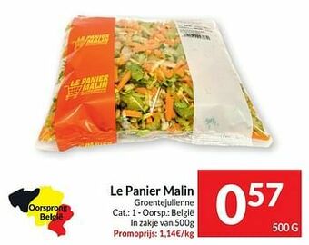 Intermarché Le panier malin groentejulienne aanbieding