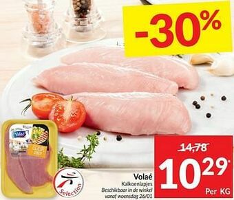 Intermarché Volaé kalkoenlapjes aanbieding