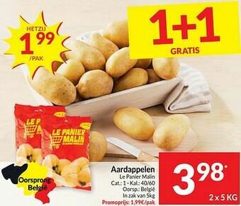 Intermarché Aardappelen le panier malin aanbieding