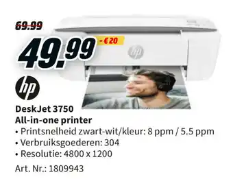 MediaMarkt HP Deskjet 3750 All-in-one printer aanbieding