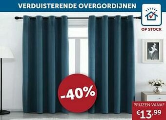 Zelfbouwmarkt Verduisterende overgordijnen aanbieding