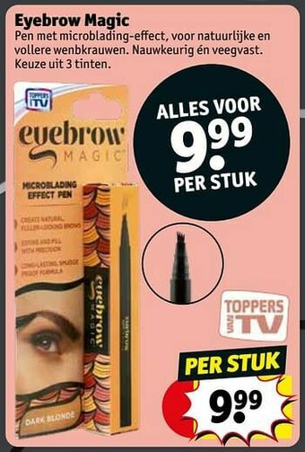 Kruidvat Eyebrow magic aanbieding