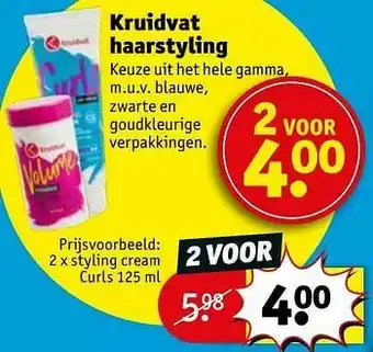 Kruidvat Styling cream curls aanbieding