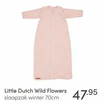 Baby & Tiener Little dutch wild flowers slaapzak winter aanbieding
