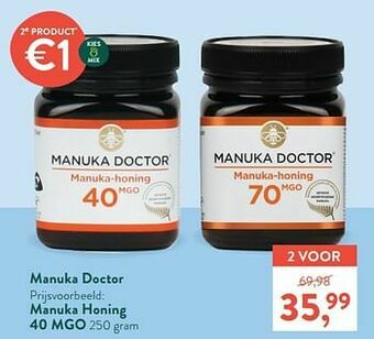 Holland & Barrett Manuka honing 40 mgo aanbieding