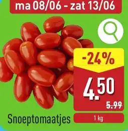 ALDI Snoeptomaatjes aanbieding